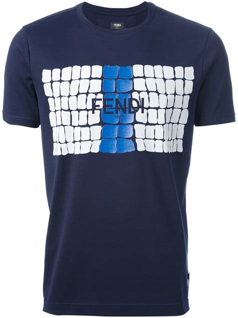 fendi t shirt long sleeves|Fendi t shirts men's sale.